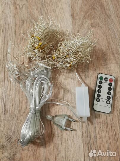 Гирлянда штора Роса, 3х2 метра