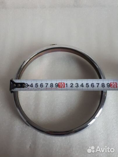 Ободки фар хромовые Москвич