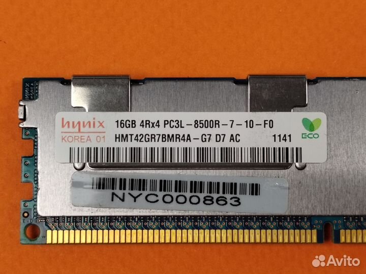 DDR3 16GB ECC REG 1066 MHz SK hynix 4Rx4 серверная