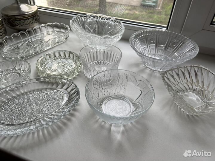 Стеклянная посуда СССР и современная