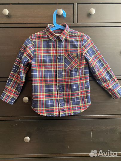 Рубашка hm, р. 110 см., на 4-5 лет
