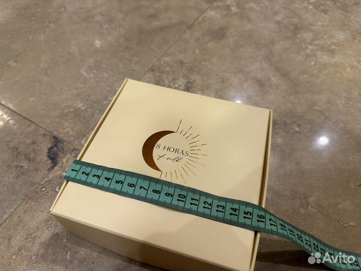 Коробка 8 horas of silk с этикетками и бумагой