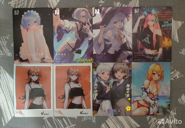 Карты коллекционные аниме
