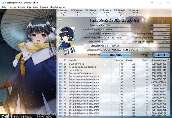 Ssd диск Transcend 256Gb