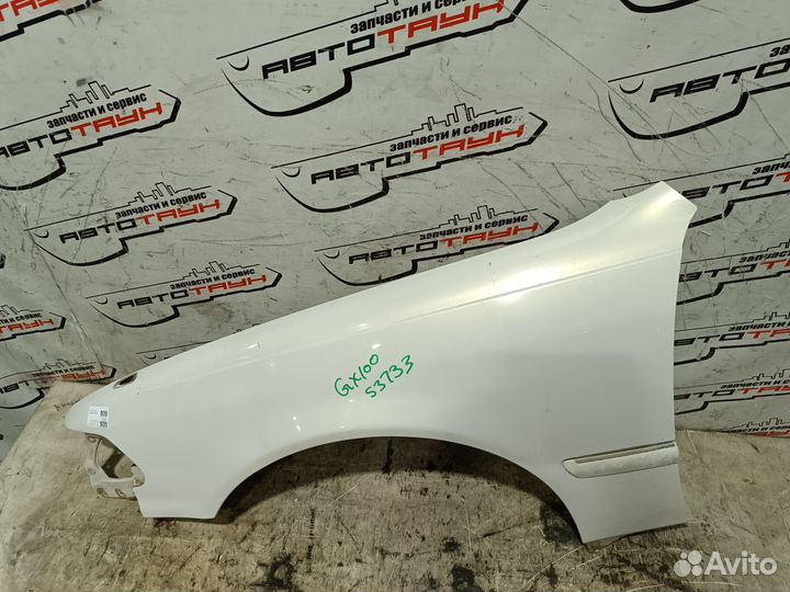 Крыло toyota mark II GX100 GX105 JZX100 JZX101 JZX105 LX100 538022A430 переднее левое белый, 057 S37