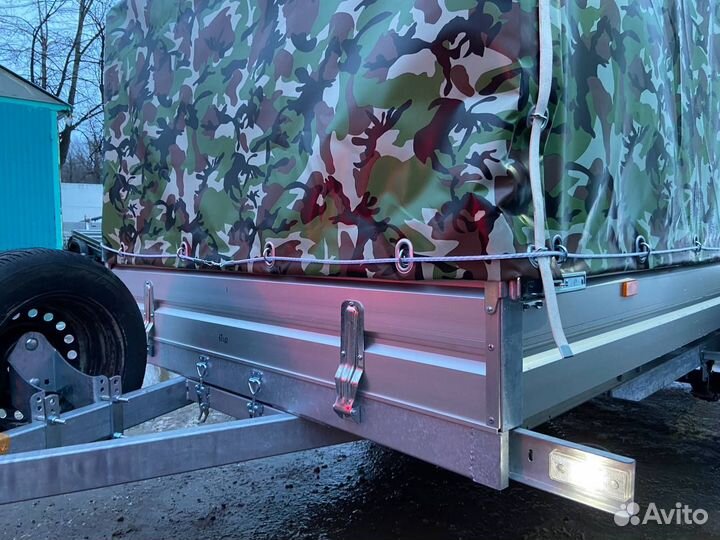 Прицеп с алюминиевыми бортами от мзса. 817717.032