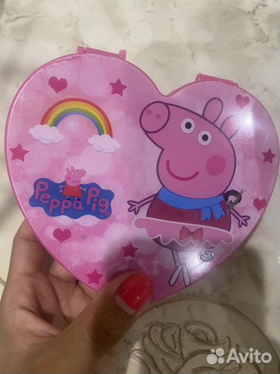 Шкатулка с зеркалом свинка пепа