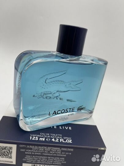 Lacoste Lve Live 125 ml. духи парфюм