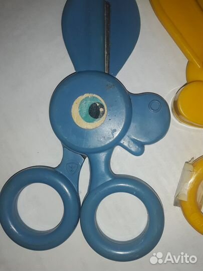 Набор детских безопасных ножниц из СССР