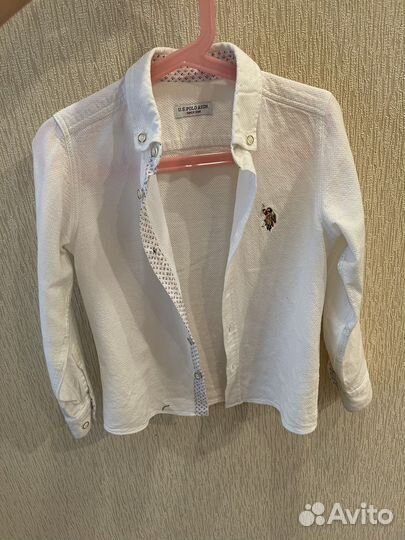 Рубашка белая Polo оригинал