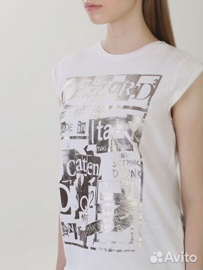 Хлопковая майка Dsquared2