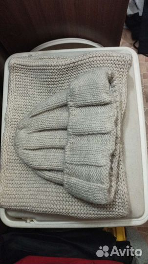 Комплект шапка и шарф женский