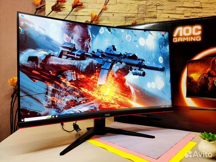 Игровой монитор AOC CQ32G2SE / 2k / 165 Гц / 32