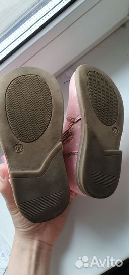 Ботинки демисезонные для девочки, 22 размер