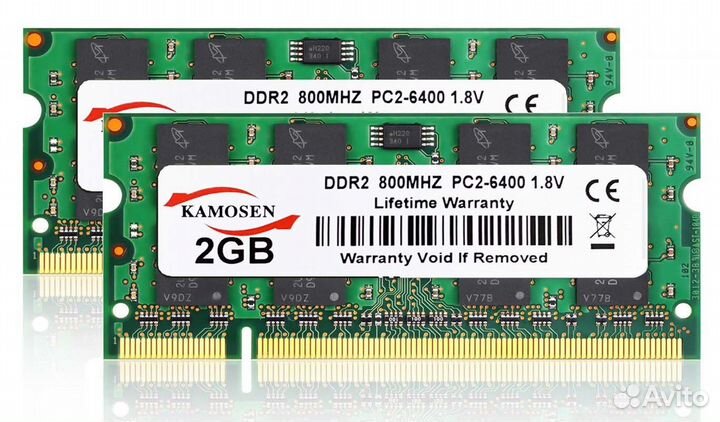 Память DDR2 2Gb, DDR3 8Gb, DDR3L 4Gb на ноутбук