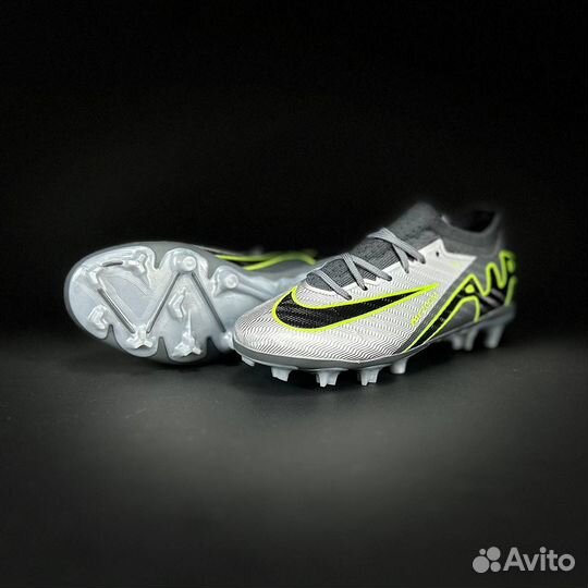 Бутсы Nike Mercurial Air zoom silver