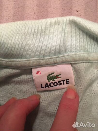 Lacoste polo женские
