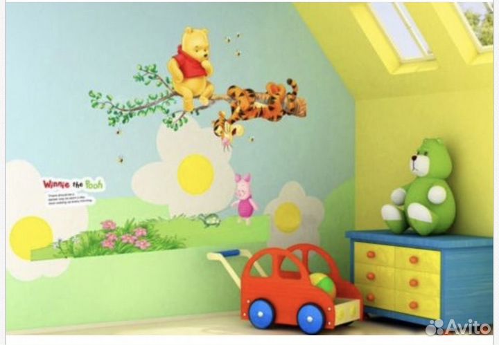 Наклейки на стену в детской комнате