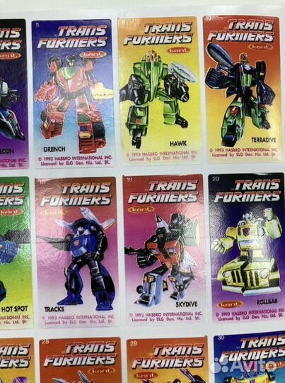 Наклейки Трансформеры Transformers из 90х