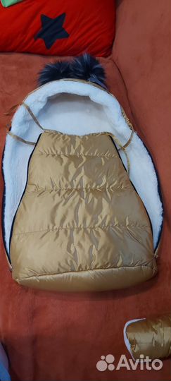 Детский конверт на выписку зимний