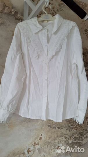 Рубашка Школьная р 150 новая