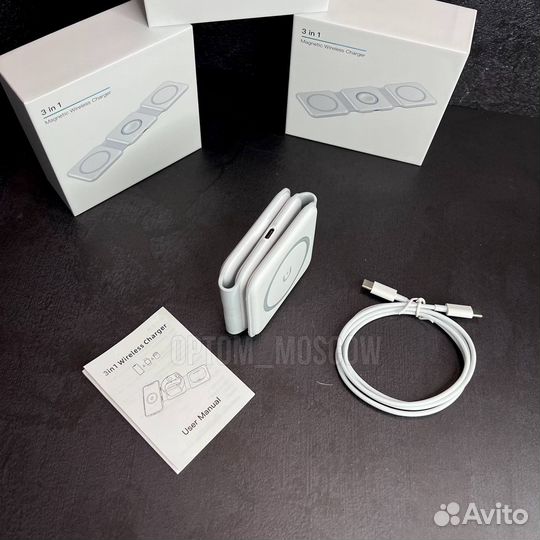 Apple magsafe charger 3в1