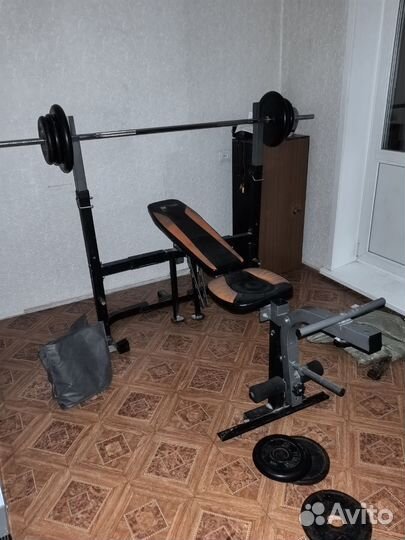 Скамья для жима со штангой бу