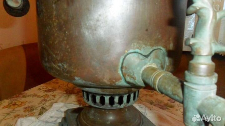 Самовар-банка Свадебный дровяной угольный