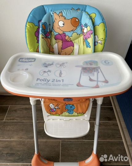Стульчик chicco polly б/у