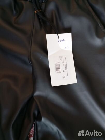 Брюки кожаные(эко кожа)