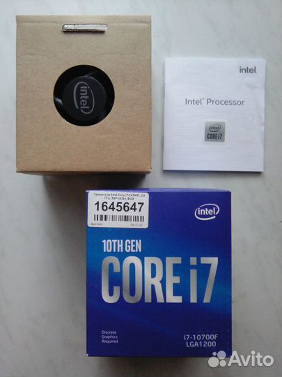 Процессор Intel Core i7-10700f (LGA 1200)