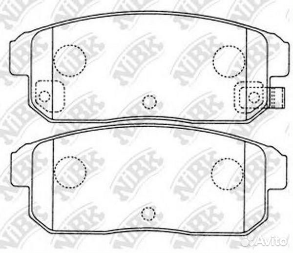 Колодки NiBK PN2467 - nibk