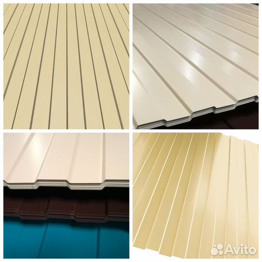 Профлист С8 / Профнастил / Цветной / Цинк / забор