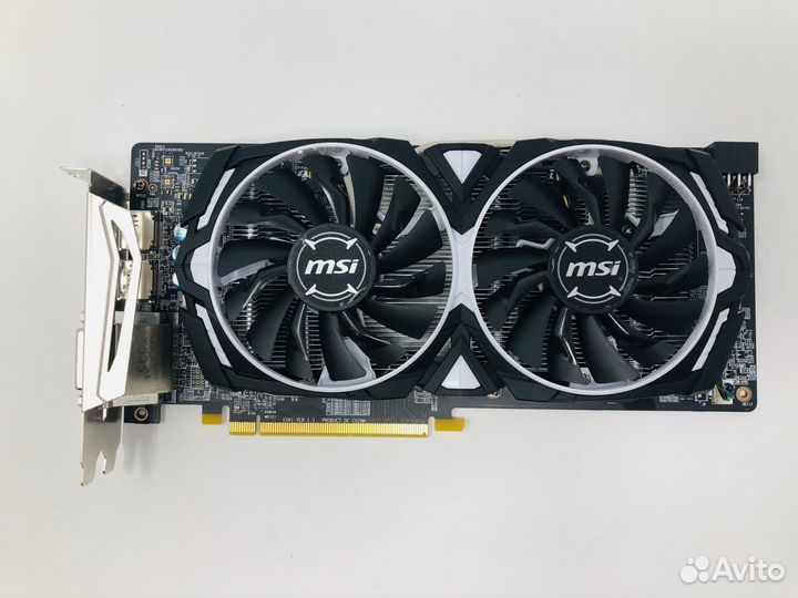 Видеокарта msi rx 480 armor 8g oc
