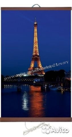 Гибкий обогреватель на стену Париж