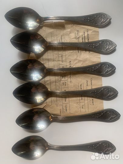 Чайные ложки мельхиор СССР