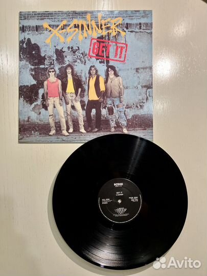 LP X-Sinner - Get It (1988) 1st press original