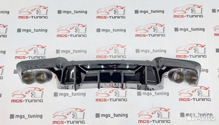 Диффузор с насадками 5 series F10 M5-Competition