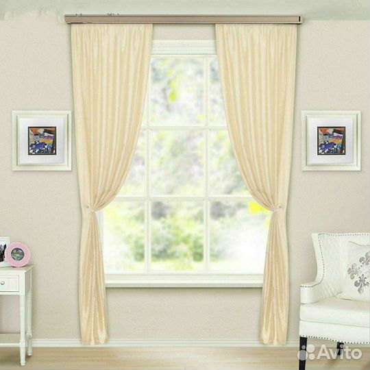 Шторы портьерные,новые, 2 шт.Материал: терглет, но