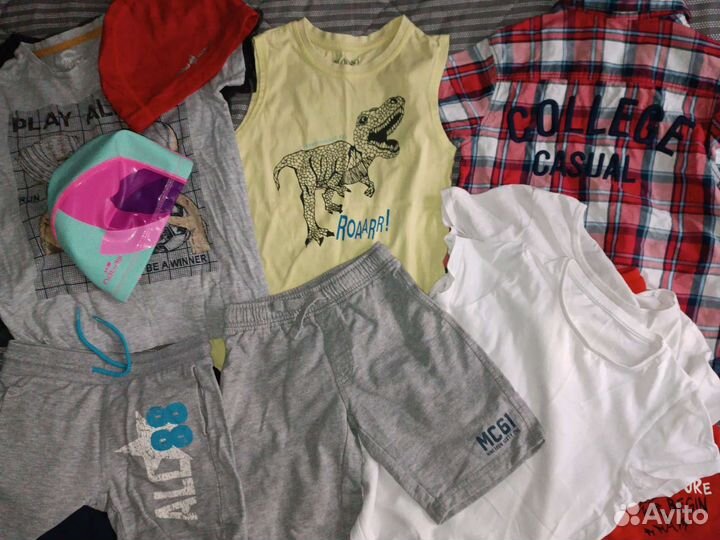 Вещи летние для мальчика 110-122