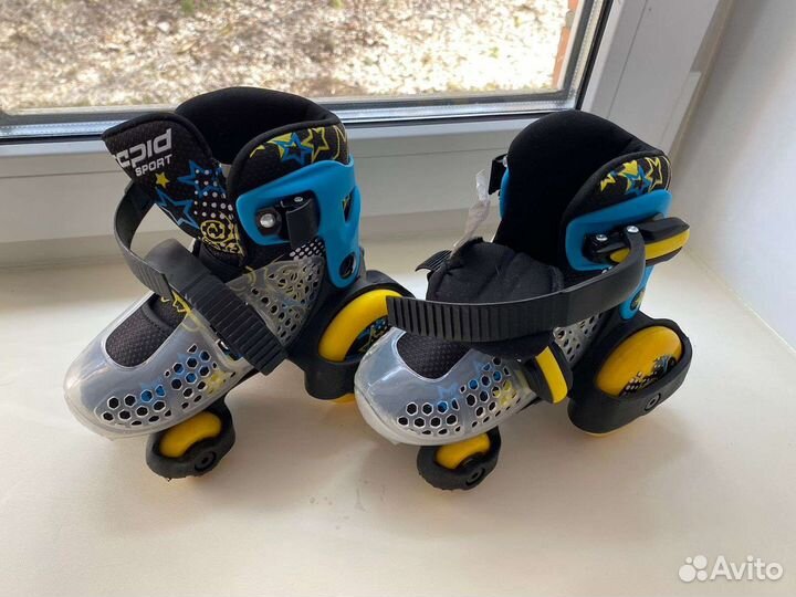 Роликовые коньки детские раздвижные