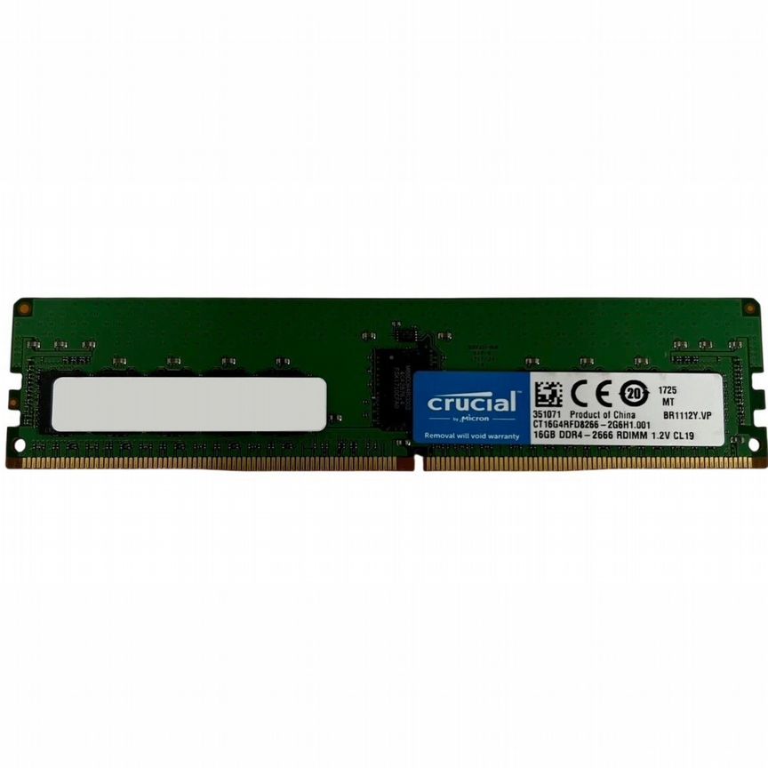 [CT16G4RFD8266] Оперативная Память Crucial -2g6h1.001 Ct16g4rfd8266