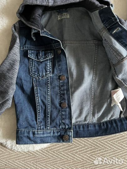 Джинсовая куртка для мальчика, ветровка