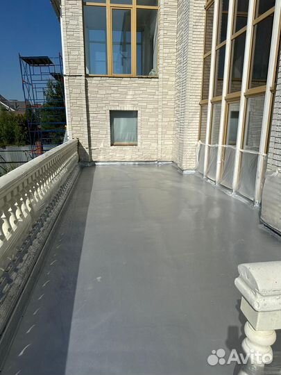 Гидроизоляция террасы полимочевиной