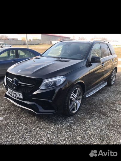 Mercedes ML в GLE рестайлинг переделка 63