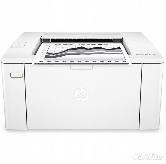 Принтер монохромный HP LaserJet Pro M 104 w