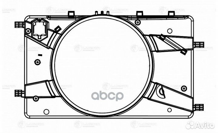 Кожух э/вентилятора охлаждения LFS21106 luzar