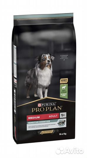 Pro plan 14кг. Сухой корм для собак