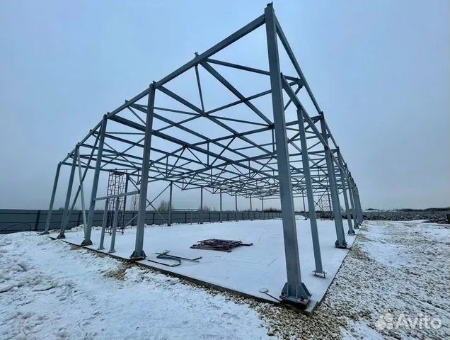 Строительство ангаров / Монтаж металлоконструкций