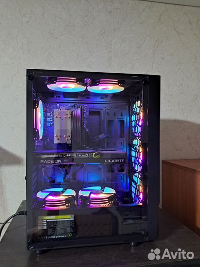 Игровой Пк. Ryzen 7 - 2700x. RX 6600 xt. M.2 512 n